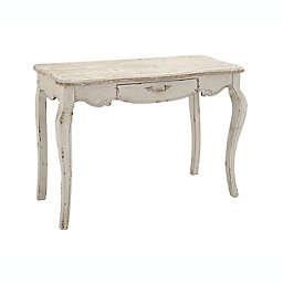 Ridge Road Décor Country Wood Console Table in White
