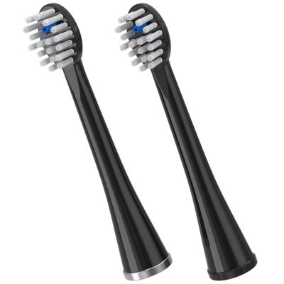 Waterpik&reg; Sonic-Fusion&reg; 2-Pack Replacement Compact Size Brush Heads in Black