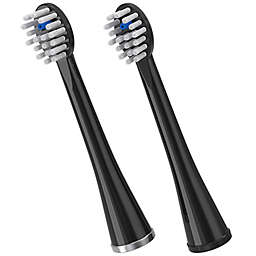 Waterpik® Sonic-Fusion® 2-Pack Replacement Compact Size Brush Heads in Black