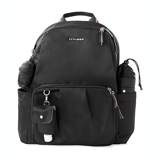 Alternate image 1 for SKIP*HOP® 5-Piece Tillary Diaper Backpack Set in Black