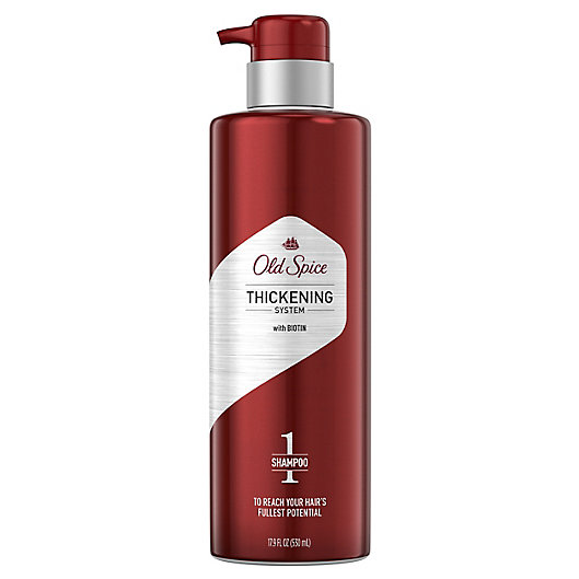 Alternate image 1 for Old Spice® 17.9 fl. oz. Thickening System Shampoo for Men Infused with Biotin