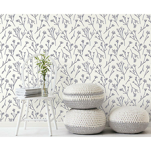 Alternate image 1 for RoomMates® Twigs Peel & Stick Wallpaper