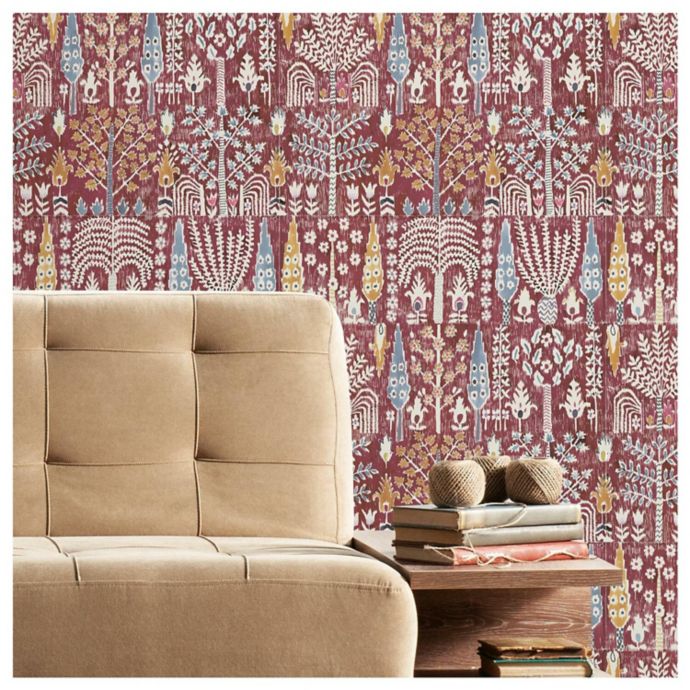 RoomMates® Persian Ikat Peel & Stick Wallpaper | Bed Bath & Beyond