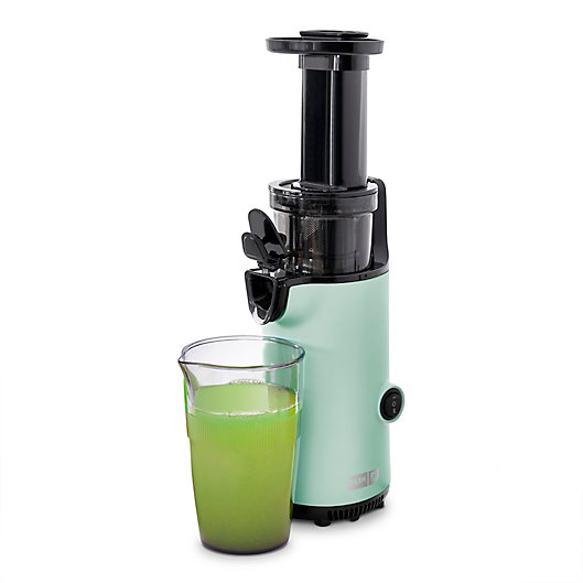 Alternate image 1 for Dash® Compact Cold-Press Power Juicer in Aqua