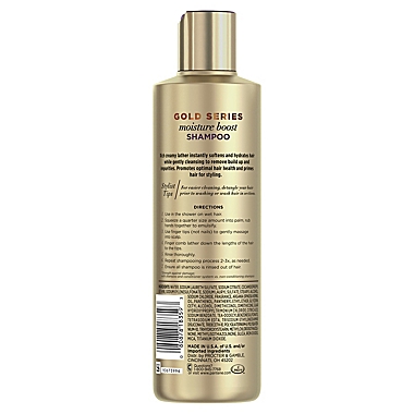Pantene&reg; Gold Series 9.1 oz. Moisture Boost Shampoo. View a larger version of this product image.