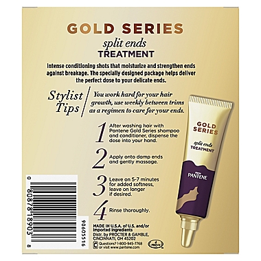 Pantene&reg; Gold Series 4-Pack Split Ends Treatment. View a larger version of this product image.