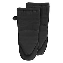 Our Table™ Everyday Neoprene Oven Mitts in Black (Set of 2)