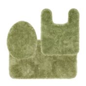 Nestwell&reg; Performance Bath Rugs in Reseda Green (Set of 3)