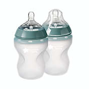 Tommee Tippee&reg; 2-Pack 9 oz. Soft Silicone Clear Baby Bottle