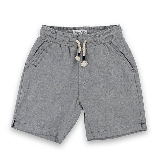 Alternate image 1 for Sovereign Code® Size 0-3M Front Pocket Shorts in Grey