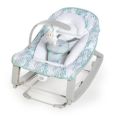 Ingenuity&trade; Keep Cozy Grow With Me&trade; 3-in-1 Bounce and Rock Seat in Light Grey/Multi. View a larger version of this product image.