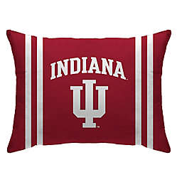 Indiana University Collegiate Standard Stripe Logo Bed Pillow