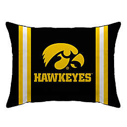 University of Iowa Collegiate Standard Stripe Logo Bed Pillow