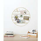 Alternate image 1 for Umbra&reg; Circle 15-Photo Wire Collage Picture Frame in Brass