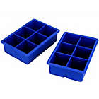 Alternate image 0 for Our Table&trade; 2-Piece King Size Ice Cube Trays Set in Grey