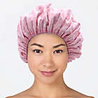 Alternate image 1 for Betty Dain Socialite Terry Lined Shower Cap in Pink