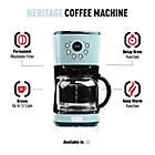 Alternate image 6 for Haden Heritage 12-Cup Programmable Coffee Maker in Turquoise