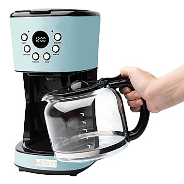 Haden Heritage 12-Cup Programmable Coffee Maker in Turquoise. View a larger version of this product image.
