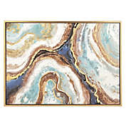 Ridge Road D&eacute;cor Abstract Oyster 47-Inch x 36-Inch Canvas Wall Art