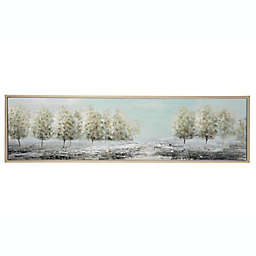 Ridge Road Décor Traditional Trees 71-Inch x 20-Inch Framed Landscape Canvas Painting