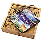 Alternate image 3 for Totally Bamboo Wisconsin Puzzle 5-Piece Coaster Set