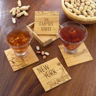 Totally Bamboo Puzzle 5-Piece Coaster Set Collection. View a larger version of this product image.