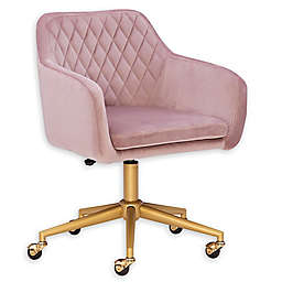 Pellington Quilted Office Chair in Pink