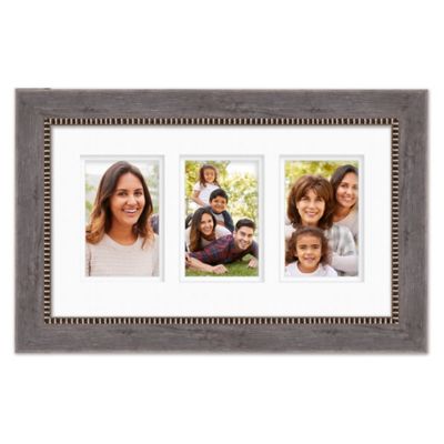 Haysom Interiors Brushed Silver I Love My Dog Collage Picture Frame 
