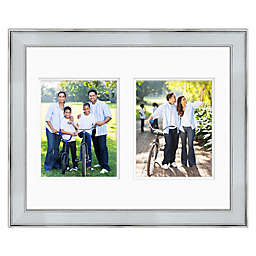 Courtside Market® Gardenia 2-Photo 8-Inch x 10-Inch Wood Wall Frame in French White