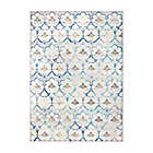 Alternate image 0 for My Magic Carpet Leilani Damask Washable 5&#39; x 7&#39; Area Rug in Beige/Blue