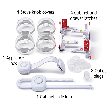 Safety 1st&reg; Easy Install Kitchen Safety Kit in White. View a larger version of this product image.