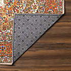 Alternate image 3 for My Magic Carpet Zahara 5&#39; x 7&#39; Washable Area Rug in Amber/Ivory