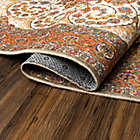 Alternate image 2 for My Magic Carpet Zahara 5&#39; x 7&#39; Washable Area Rug in Amber/Ivory