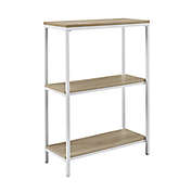 Simply Essential&trade; 3-Shelf Metal Bookcase in White