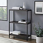 Alternate image 0 for Simply Essential&trade; 3-Shelf Metal Bookcase in Black