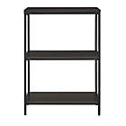 Alternate image 5 for Simply Essential&trade; 3-Shelf Metal Bookcase in Black