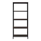 Alternate image 5 for Simply Essential&trade; 5-Shelf Metal Bookcase in Black