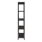 Alternate image 6 for Simply Essential&trade; 5-Shelf Metal Bookcase in Black