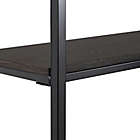 Alternate image 3 for Simply Essential&trade; 5-Shelf Metal Bookcase in Black