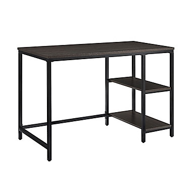 Simply Essential&trade; Standard Metal Desk in Black. View a larger version of this product image.