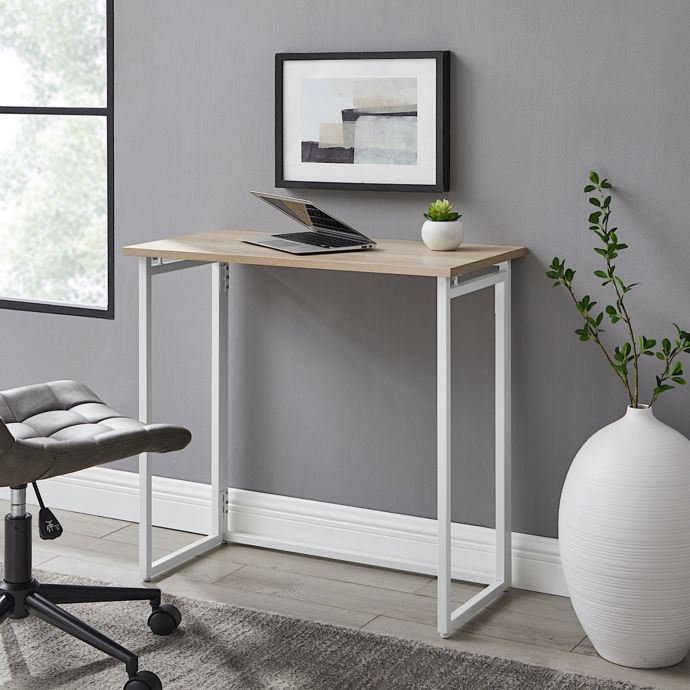 Simply Essential™ Metal Folding Desk Bed Bath and Beyond Canada