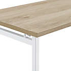 Alternate image 3 for Simply Essential&trade; Metal Folding Desk in White