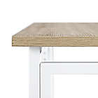 Alternate image 2 for Simply Essential&trade; Metal Folding Desk in White