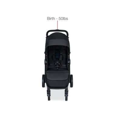 Britax&reg; B-Clever&trade; Single Stroller in Teal. View a larger version of this product image.