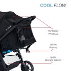 Alternate image 3 for Britax&reg; B-Clever&trade; Single Stroller in Teal