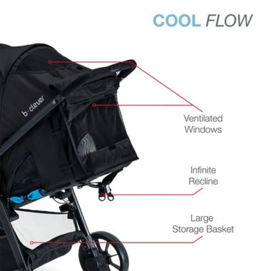 Britax&reg; B-Clever&trade; Single Stroller in Teal. View a larger version of this product image.
