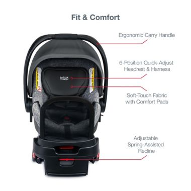 Britax&reg; B-Free&trade; Sport &amp; B-Safe&reg; Gen2&trade; FlexFit+ Travel System in Asher. View a larger version of this product image.