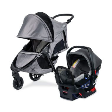 Britax&reg; B-Free&trade; Sport &amp; B-Safe&reg; Gen2&trade; FlexFit+ Travel System in Asher. View a larger version of this product image.
