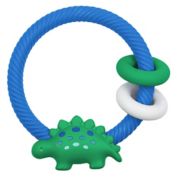 Itzy Ritzy&reg; Dino Ritzy Rattle&trade; Teether in Green