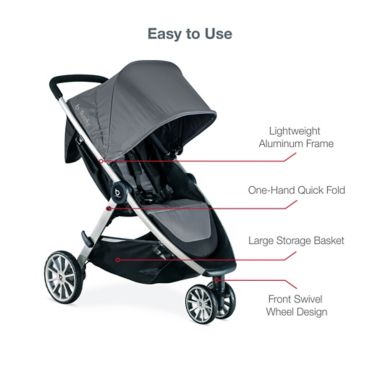 Britax&reg; B-Lively&trade;/B-Safe&reg; Gen2&trade; Single Travel System in Greystone. View a larger version of this product image.